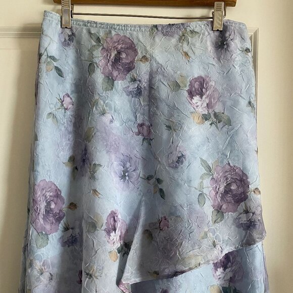 Top and Skirt K Studio Blue and Purple 2-piece set Size 10 Excellent condition - Picture 3 of 5